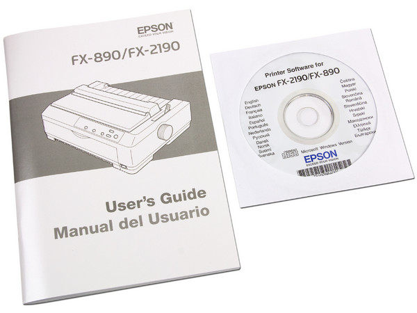 Impresora de Matriz de Puntos EPSON FX-890, de carro angosto, 9 agujas, hasta 680 cps, USB y Paralelo (IEEE 1284).