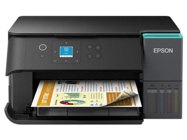 Impresora con Sistema de Tanques de Tinta Epson EcoTank L4360, Resolución hasta 4800 x 1200 dpi, Wi-Fi, USB, Color Negro. Incluye licencia McAfee.