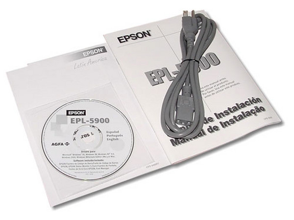 Impresora Espson Láser 5900, Resolucion de  1200 dpi, 12 ppm cpm procesador R/SC de 200 MHz, Interfase Bidireccional, USB
