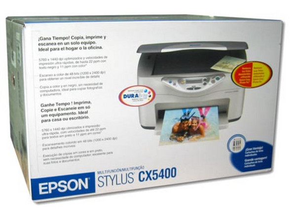 Multifuncional Epson Stylus CX5400, USB, 4 Cartuchos