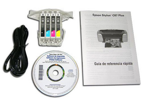 Impresora de Inyección a Color Epson Stylus C87 Plus, 5760 x 1440 dpi.