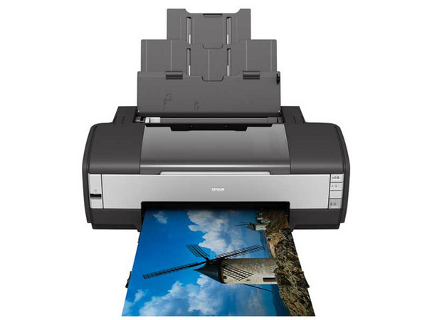 Impresora Epson Stylus Photo 1410, 5760 x 1440 dpi, 6 Tintas, impresión directa sobre CDs y DVDs imprimibles.