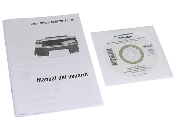 Multifuncional Epson Stylus CX6900F Impresora, Copiadora, Escáner y Fax, Resolución hasta 5760 x 1440 dpi.