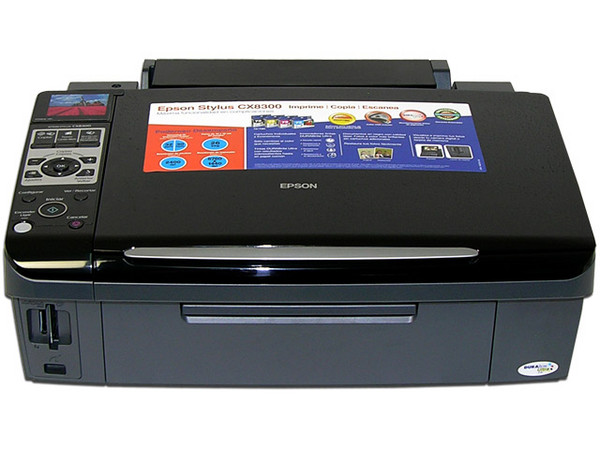 Multifuncional Epson Stylus CX8300 Impresora, Copiadora y Escáner, Resolución hasta 5760 x 1440 dpi.