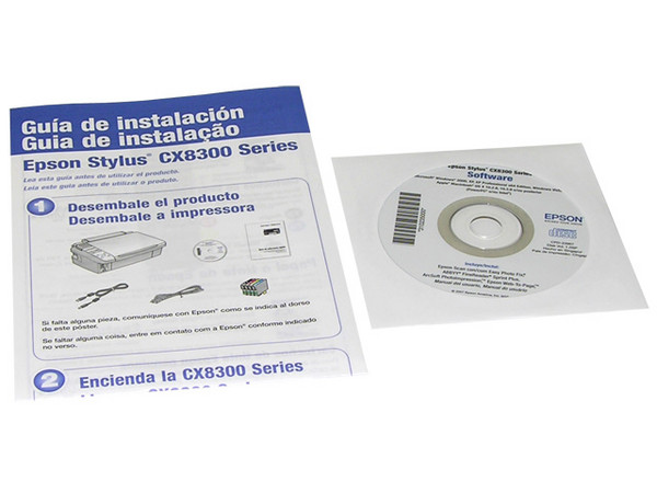Multifuncional Epson Stylus CX8300 Impresora, Copiadora y Escáner, Resolución hasta 5760 x 1440 dpi.