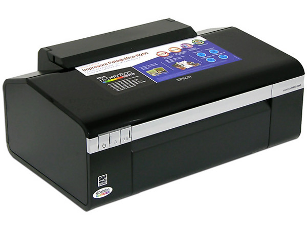 Impresora Epson Stylus Photo R290, 5760 x 1440 dpi, 6 Tintas, impresión directa sobre CDs y DVDs imprimibles.
