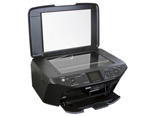 Multifuncional Epson Stylus Photo Ultra Hi-Definition RX610, Impresora, Copiadora y Escáner, Pantalla a Color e impresión directa sobre CDs y DVDs imprimibles.