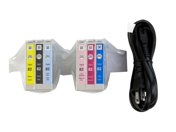 Multifuncional Epson Stylus Photo Ultra Hi-Definition RX610, Impresora, Copiadora y Escáner, Pantalla a Color e impresión directa sobre CDs y DVDs imprimibles.