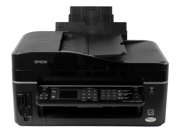 Multifuncional Epson Stylus Office TX600FW incluye Wi-Fi 802.11b/g, Impresora, Copiadora, Escáner y Fax. Resolución hasta 5760 x 1440 dpi.