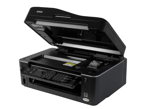 Multifuncional Epson Stylus Office TX600FW incluye Wi-Fi 802.11b/g, Impresora, Copiadora, Escáner y Fax. Resolución hasta 5760 x 1440 dpi.