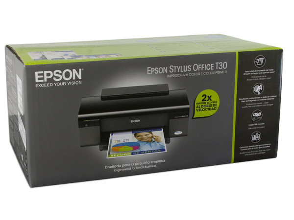 Impresora de Inyección a Color Epson Stylus Office T30, hasta 5760 x 1440 dpi.