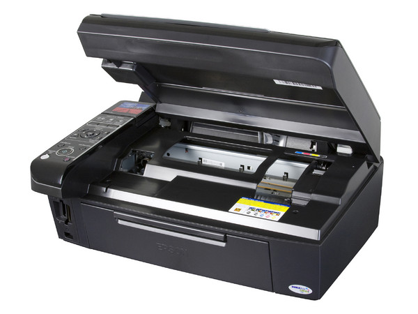 Multifuncional Epson Stylus TX400, Impresora, Copiadora y Escáner, Pantalla a Color, Resolución hasta 5760 x 1440 dpi.