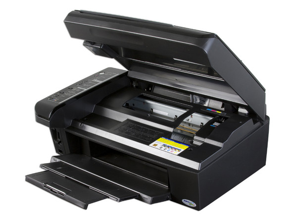 Multifuncional Epson Stylus TX200, Impresora, Copiadora y Escáner, Resolución hasta 5760 x 1440 dpi.