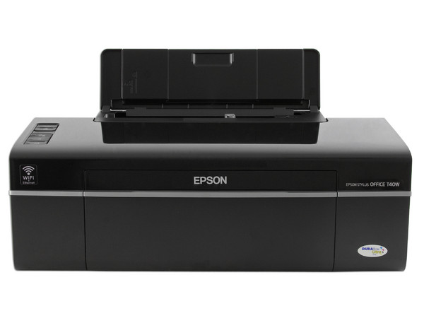 Impresora de Inyección a Color Epson Stylus Office T40W, Resolución hasta 5760 x 1440 dpi, Wi-Fi 802.11b/g Integrada.