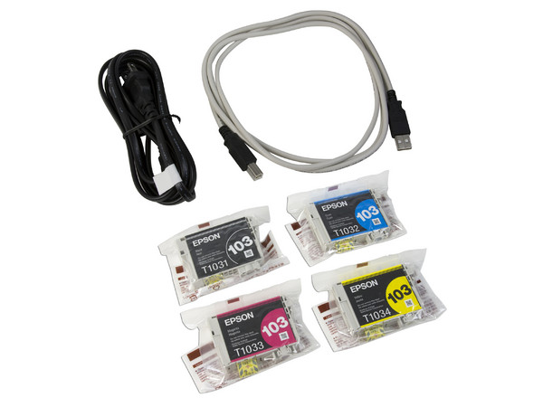 Impresora de Inyección a Color Epson Stylus Office T40W, Resolución hasta 5760 x 1440 dpi, Wi-Fi 802.11b/g Integrada.