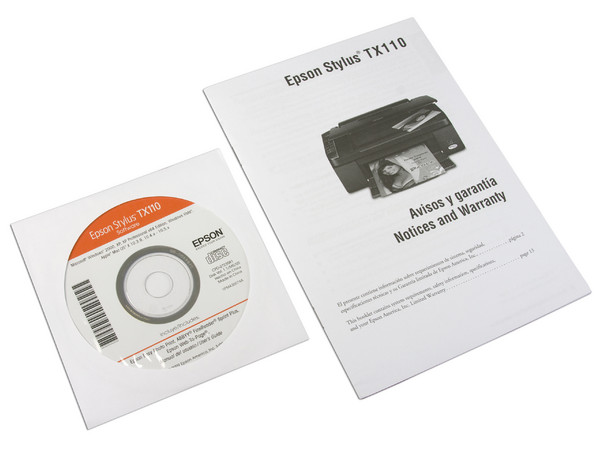 Multifuncional Epson Stylus TX110 Impresora, Copiadora y Escáner, Resolución hasta 5760 x 1440 dpi. Incluye un cartucho negro extra GRATIS!