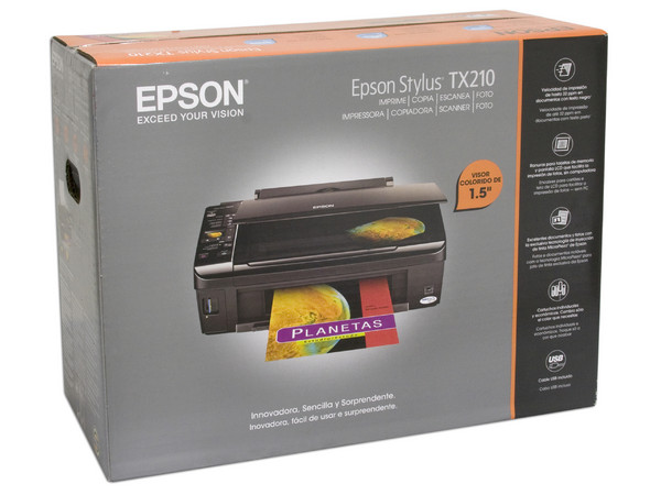 Multifuncional Epson Stylus TX210 con Pantalla de 1.5