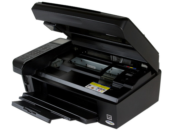Multifuncional Epson Stylus TX550W incluye Wi-Fi 802.11b/g/n, Impresora, Copiadora y Escáner, Resolución hasta 5760 x 1440 dpi.