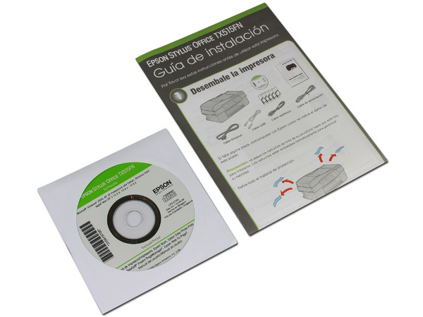 Multifuncional Epson Stylus Office TX515FN, Impresora, Copiadora, Escáner y Fax, Resolución hasta 5760 x 1440 dpi.