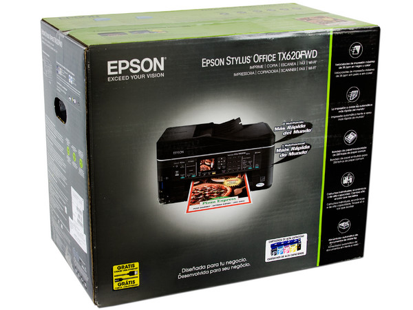 Multifuncional Epson Stylus Office TX620FWD incluye Wi-Fi 802.11b/g/n, Pantalla de 2.5