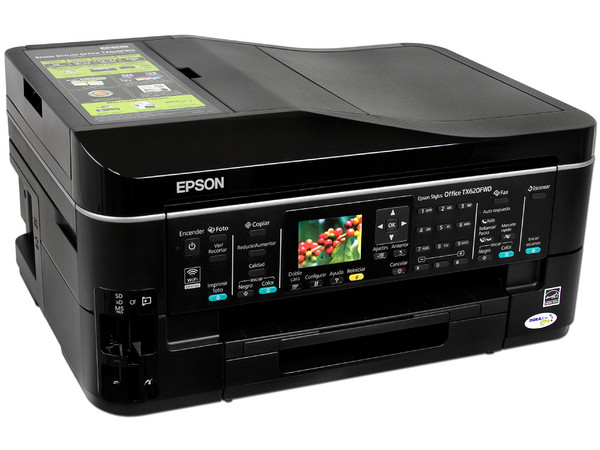 Multifuncional Epson Stylus Office TX620FWD incluye Wi-Fi 802.11b/g/n, Pantalla de 2.5