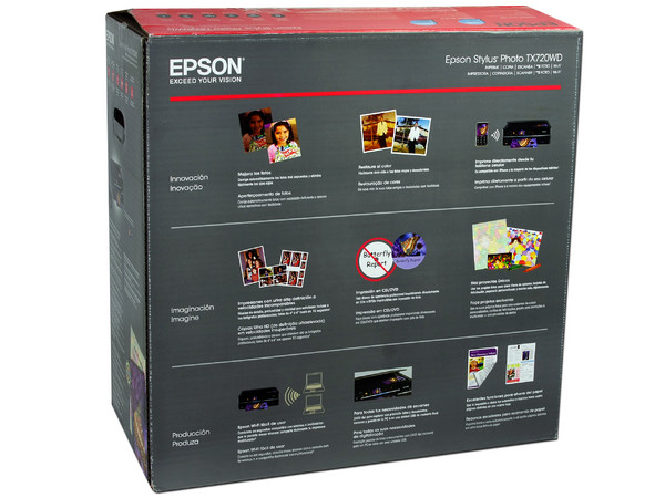 Multifuncional Epson Stylus Photo TX720WD incluye Wi-Fi 802.11b/g/n, Pantalla de 2.5
