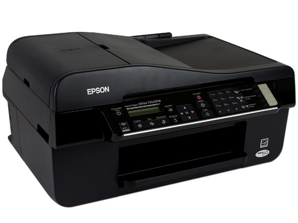 Multifuncional Epson Stylus Office TX525FW incluye Wi-Fi 802.11b/g/n, Impresora, Copiadora, Escáner y Fax. Resolución hasta 5760 x 1440 dpi.