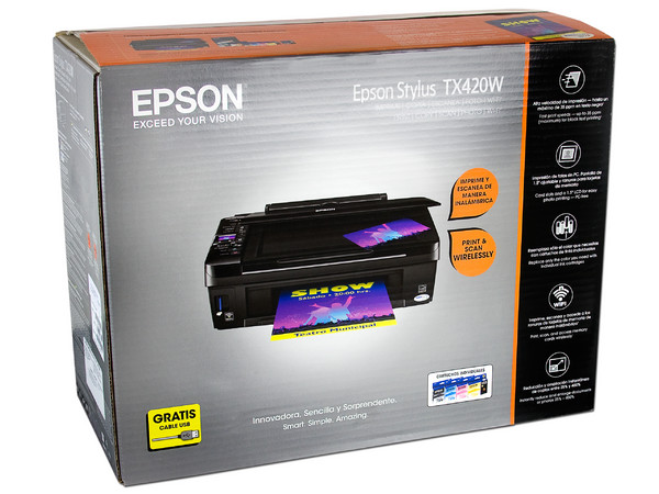 Multifuncional Epson Stylus TX420W Wi-Fi con Pantalla de 1.5