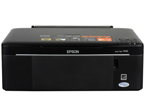 Multifuncional Epson Stylus TX120, Impresora, Copiadora y Escáner, Resolución hasta 5760 x 1440 dpi.