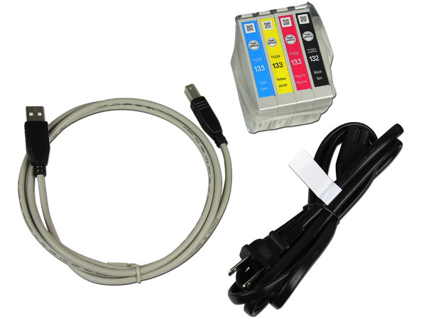 Multifuncional Epson Stylus TX120, Impresora, Copiadora y Escáner, Resolución hasta 5760 x 1440 dpi.