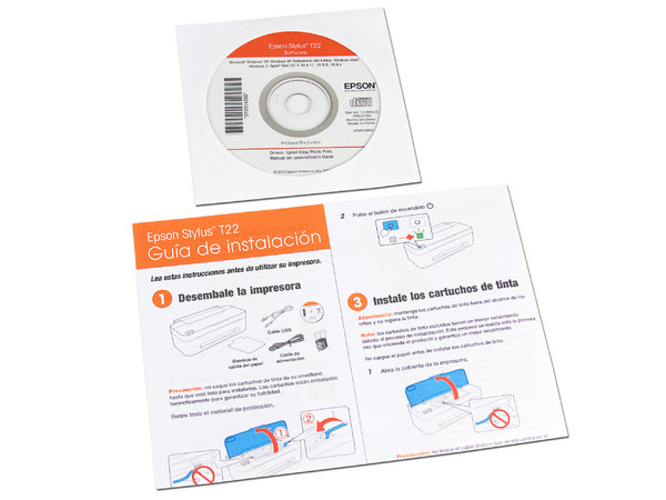 Impresora de Inyección a Color Epson Stylus T22, Resolución hasta 5760 x 1440 dpi