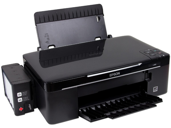 Multifuncional Epson L200, Impresora, Copiadora y Escáner, Resolución hasta 5760 x 1440 dpi.