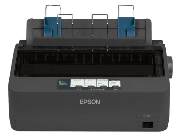 Impresora de Matriz de Puntos EPSON LX-350 de 9 agujas, hasta 390 cps, Paralelo, Serial, USB.