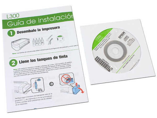Impresora de Inyección a Color Epson EcoTank L300, Resolución hasta 5760 x 1440 dpi. Sistema de Tanques de Tinta.