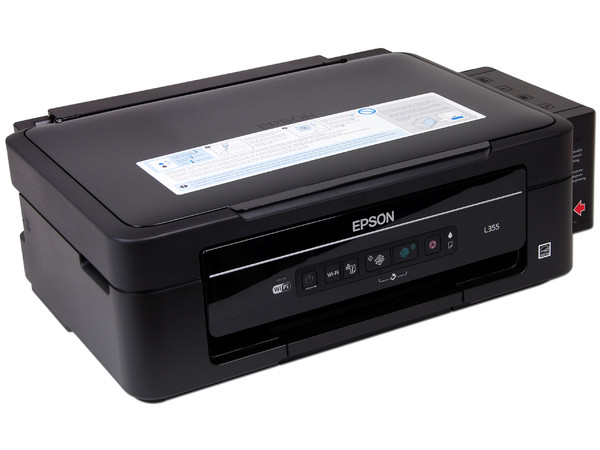 Multifuncional Epson EcoTank L355, Impresora, Copiadora y Escáner, Wi-Fi, sistema de tanque de tinta.