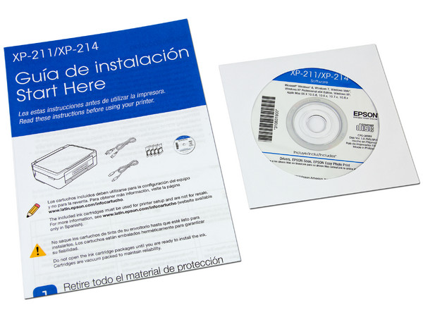 Multifuncional Epson XP-211, Impresora, Copiadora y Escáner, Wi-Fi, USB.