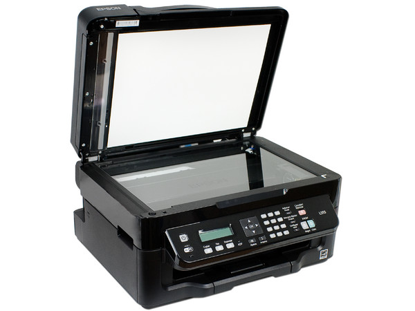 Multifuncional de Inyección Epson EcoTank L555, Impresora, Copiadora, Escáner y Fax, sistema de tanque de tinta, Wi-Fi, USB.