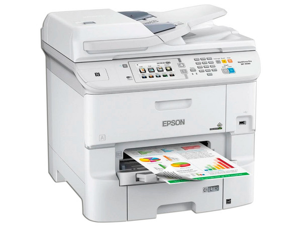 Impresora Multifuncional Epson WF-6590DWF, Impresora, Copiadora y Escáner, Resolución hasta 4800 x 1200 dpi.