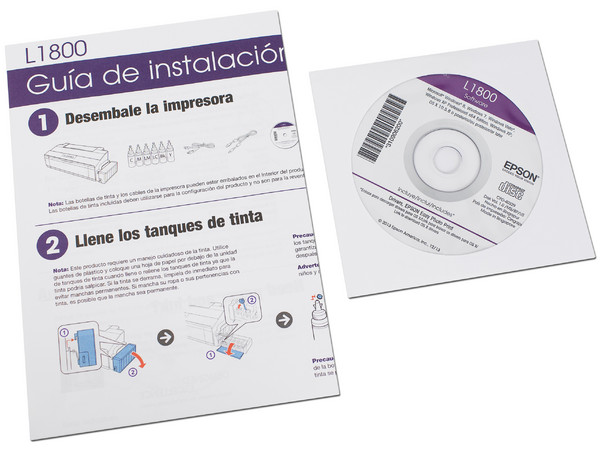Impresora EPSON EcoTank L1800, con Sistema de Tanques de Tinta, Formato Amplio, USB.