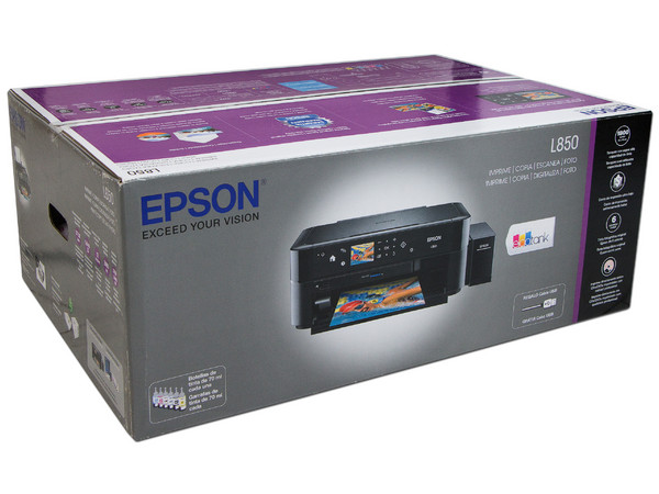 Multifuncional Fotográfica Epson EcoTank L850, Impresora, Copiadora y Escáner, Sistema de Tanques de Tinta, USB 2.0.