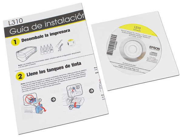 Impresora de Inyección a Color Epson EcoTank L310, Resolución hasta 5760 x 1440 dpi. Sistema de Tanques de Tinta, USB.