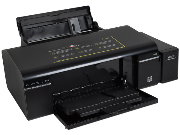 Impresora Fotográfica Epson EcoTank L805, resolución hasta 5760 x 1440 dpi. Sistema de Tanques de Tinta, Wi-Fi, USB.