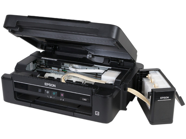 Multifuncional Epson EcoTank L380, Impresora, Copiadora y Escáner, Sistema de Tanques de Tinta, USB.
