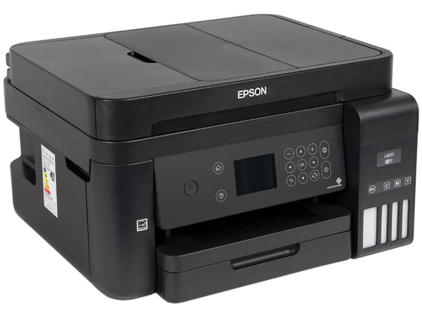 Multifuncional de tanques de Tinta a Color Epson EcoTank L6171, Impresora, Copiadora, Escáner, resolución hasta 4800 x 1200 DPI, Wi-Fi, Ethernet, USB.