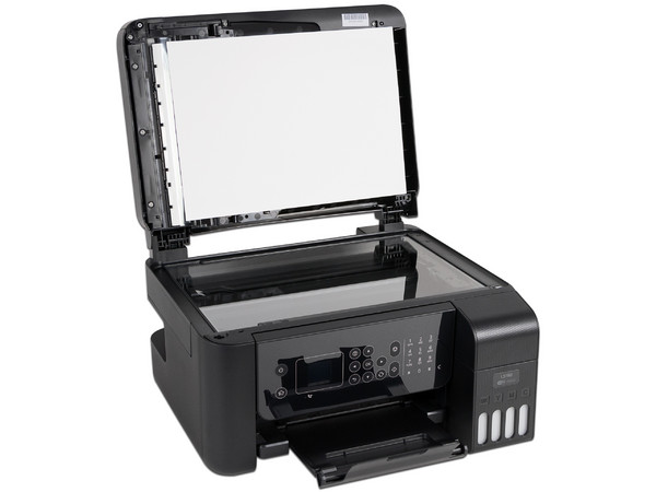 Multifuncional a color Epson EcoTank L5190, Impresora, Copiadora, Escáner y Fax, Sistema de Tanques de Tinta, Wi-Fi, Ethernet, USB.