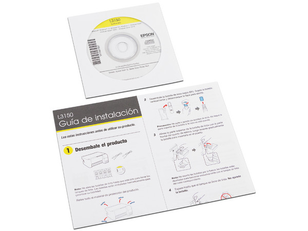 Multifuncional de Sistema de Tanques de Tinta Epson EcoTank L3150, Impresora, Copiadora y Escáner, Wi-Fi, USB.