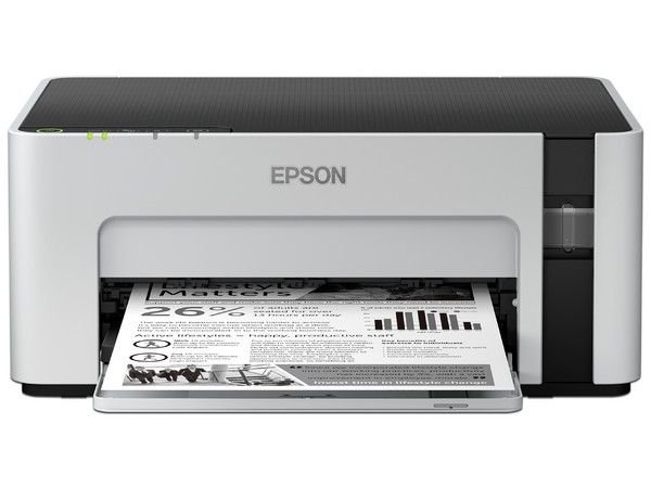 Impresora de inyección Monocromática Epson EcoTank M1120, Sistema de Tanque de Tinta, hasta 1440 x 720 dpi, Wi-Fi, USB.