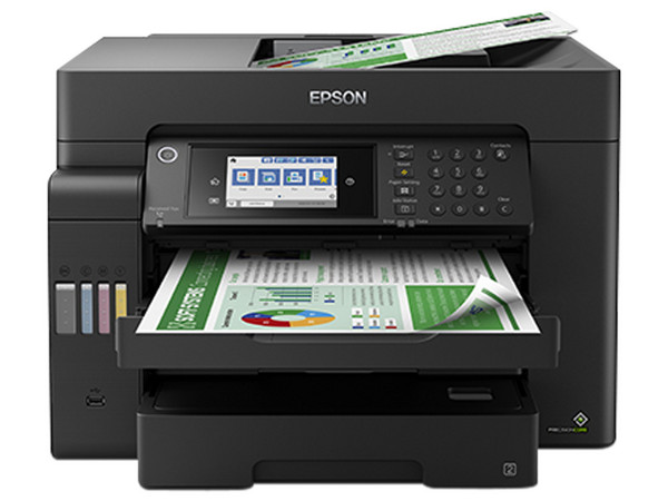 Multifuncional a color Epson EcoTank L15150, Impresora, Copiadora, Escáner y Fax, A3, Wi-Fi, Ethernet, USB 3.0.