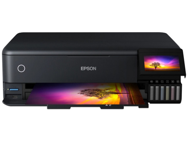 Multifuncional de Sistema de Inyección de Tinta Epson EcoTank L8180, Impresora, Copiadora y Escáner, Ethernet, Wi-Fi, USB, A3+, Cama Plana Tamaño Oficio.