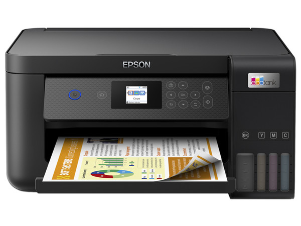 Multifuncional de Sistema de Tanques de Tinta Epson EcoTank L4260, Impresora, Copiadora y Escáner, Wi-Fi, USB. (2 años de garantía)